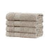 Samland Premium Cotton Washcloths 4-Pack Quick-Dry Face Towels Set-Linen