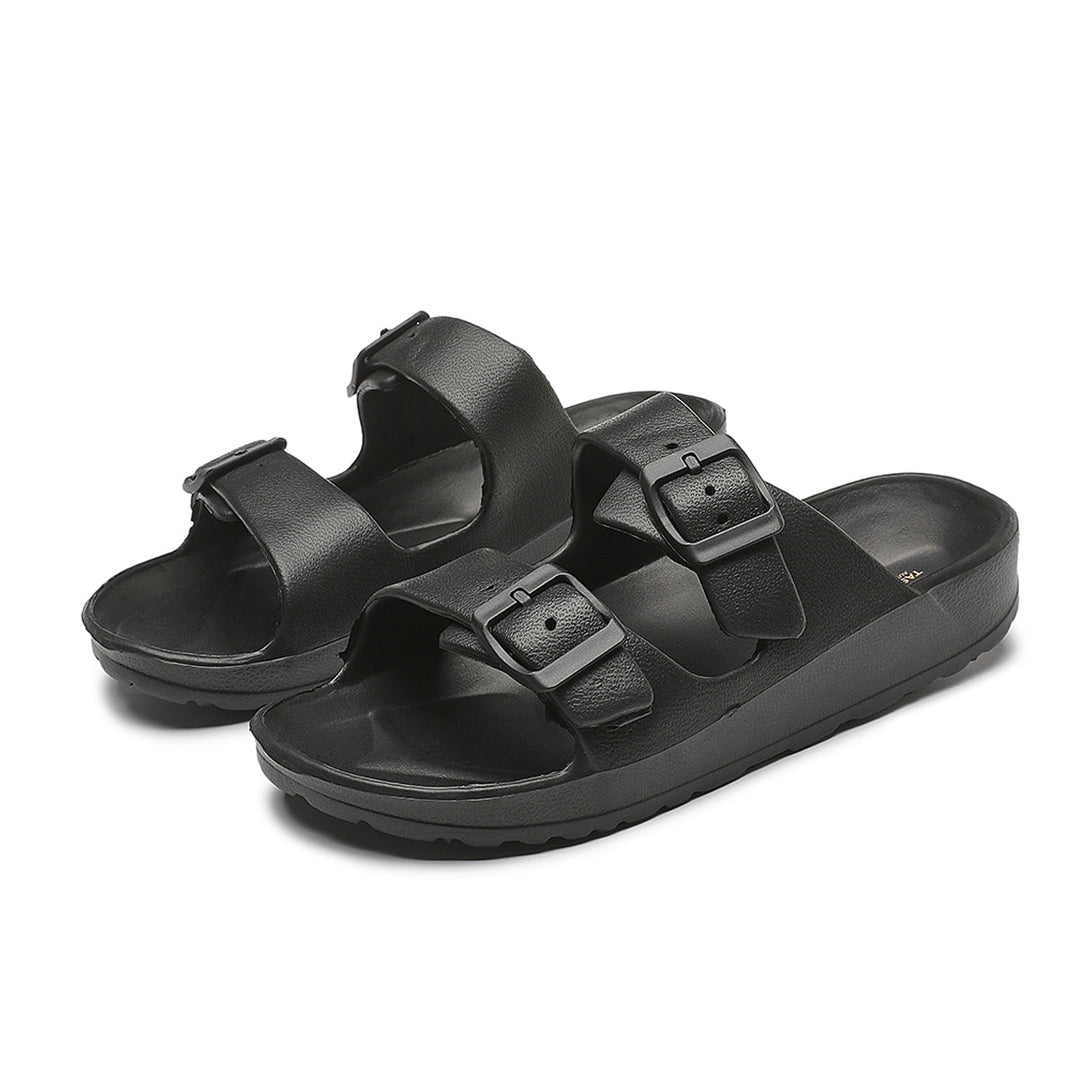 UNISEX BEACH SLIDES 0099 - MEN - Black / AUS Ladies7/Men5/EU38/24cm