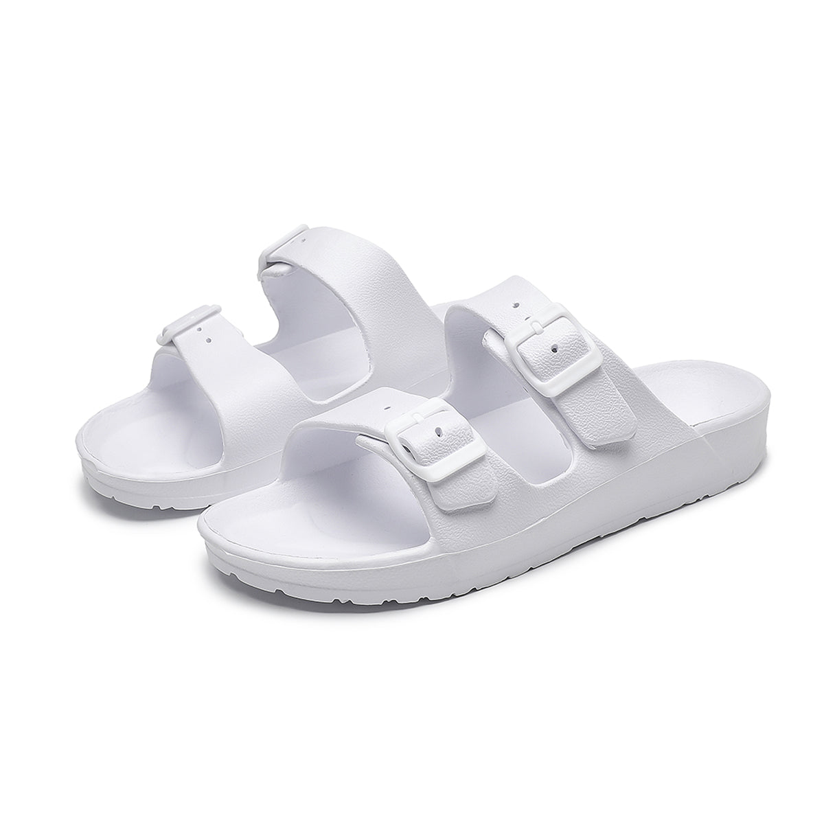 UNISEX BEACH SLIDES 0099 - MEN - White / AUS Ladies10/Men8/EU42/26cm