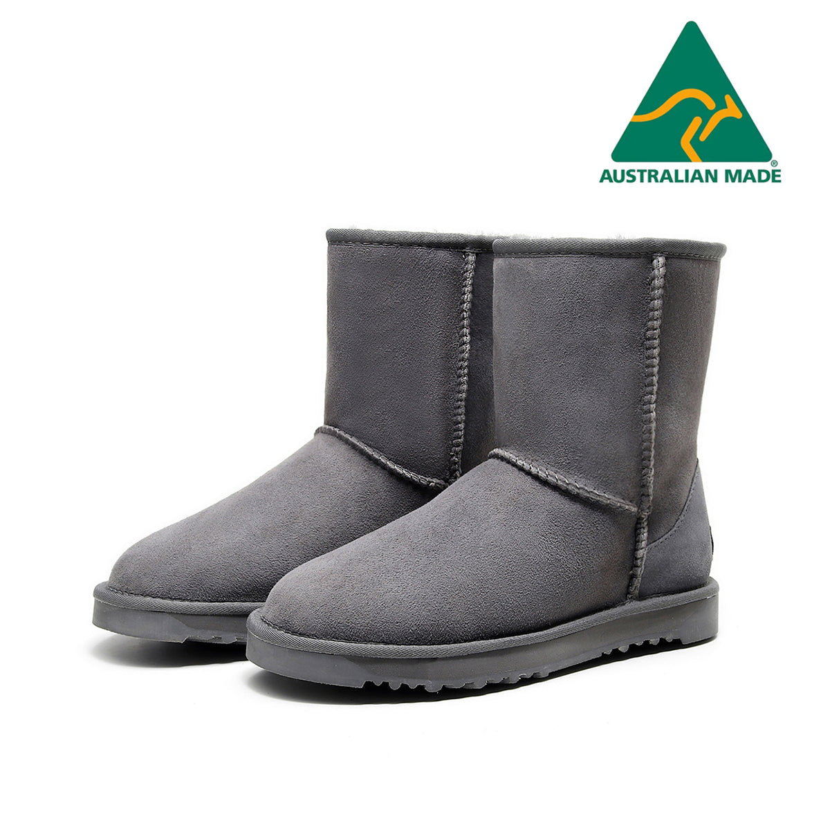 SHORT CLASSIC BOOTS 990225  MADE IN AUSTRALIA - MEN - Grey / AUS Ladies5/Men3/EU35/22.5cm