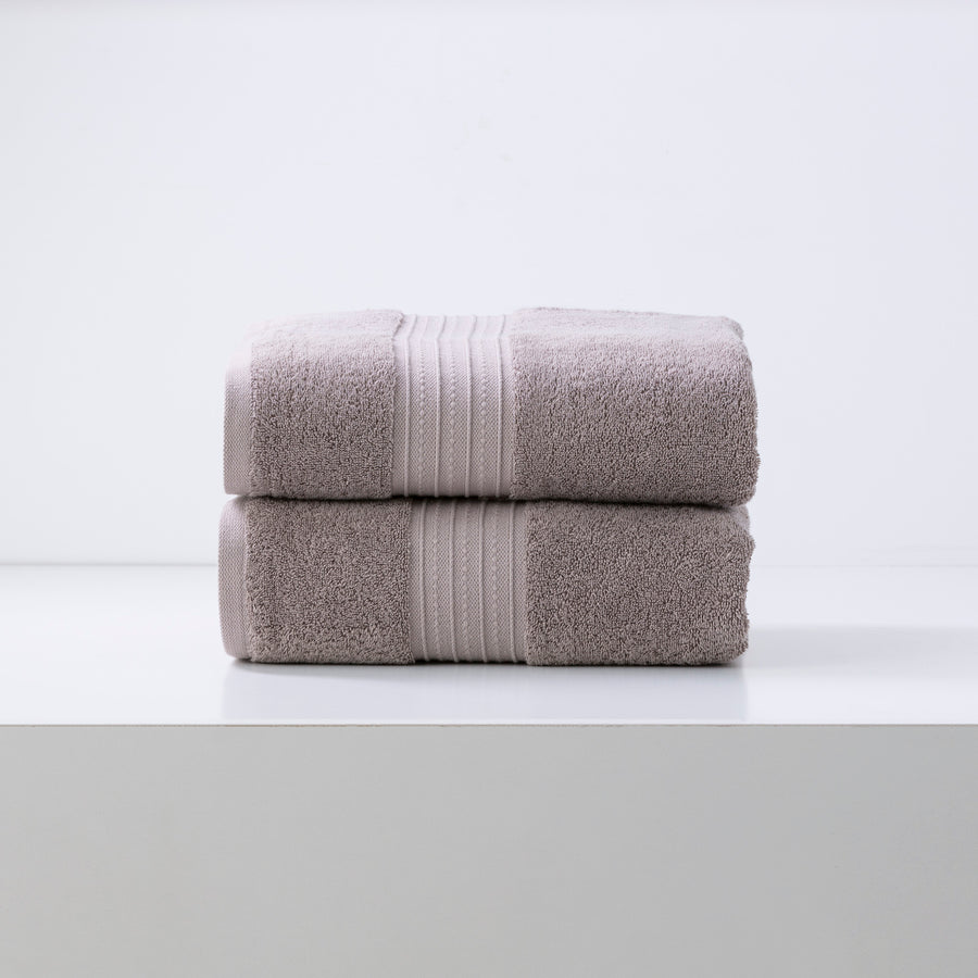 Brentwood 650 GSM Low Twist 2 Pack Whisper Bath Sheet by Renee Taylor