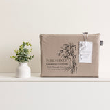 500 Thread Count Pewter Bamboo Cotton Super King Combo Set by Park Avenue