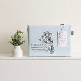 Bamboo Cotton 500 Thread Count Mid Blue Combo Set by Park Avenue Mega King