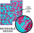 Renee Taylor 2 Pack Jacquard Velour Large Beach Towel 100 x 180 cms Tropicalia