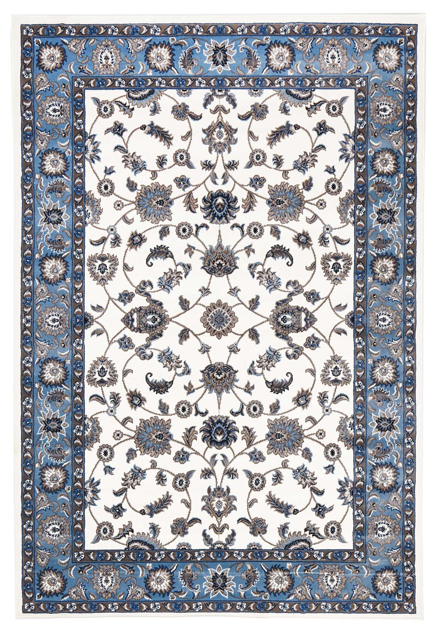 Sydney 1 White Blue Rug by Rug Culture - 230X160CM - RECTANGLE
