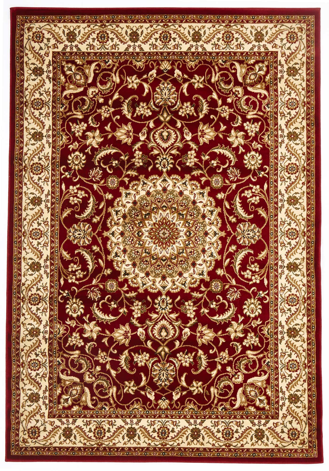 Sydney 9 Red Ivory Runner Rug by Rug Culture - 400X80CM - RUNNER