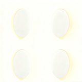 (Pack of 4）LED Motion Sensor Night Light Indoor, Cordless Battery Powered,Stick-on Warm White Light with Built-in Infrared Motion Detection, Sensor Light for Hallway,Bedroom