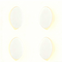 (Pack of 4）LED Motion Sensor Night Light Indoor, Cordless Battery Powered,Stick-on Warm White Light with Built-in Infrared Motion Detection, Sensor Light for Hallway,Bedroom