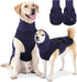 Pet Products Dog Anxiety Vest and Coat, Vet Visits and Separation - Keep Pet Calm, Dog Jacket for Thunder, Fireworks, Anti Anxiety Vest for Dogs and Cat Body and Ear, Dark Blue, XXL