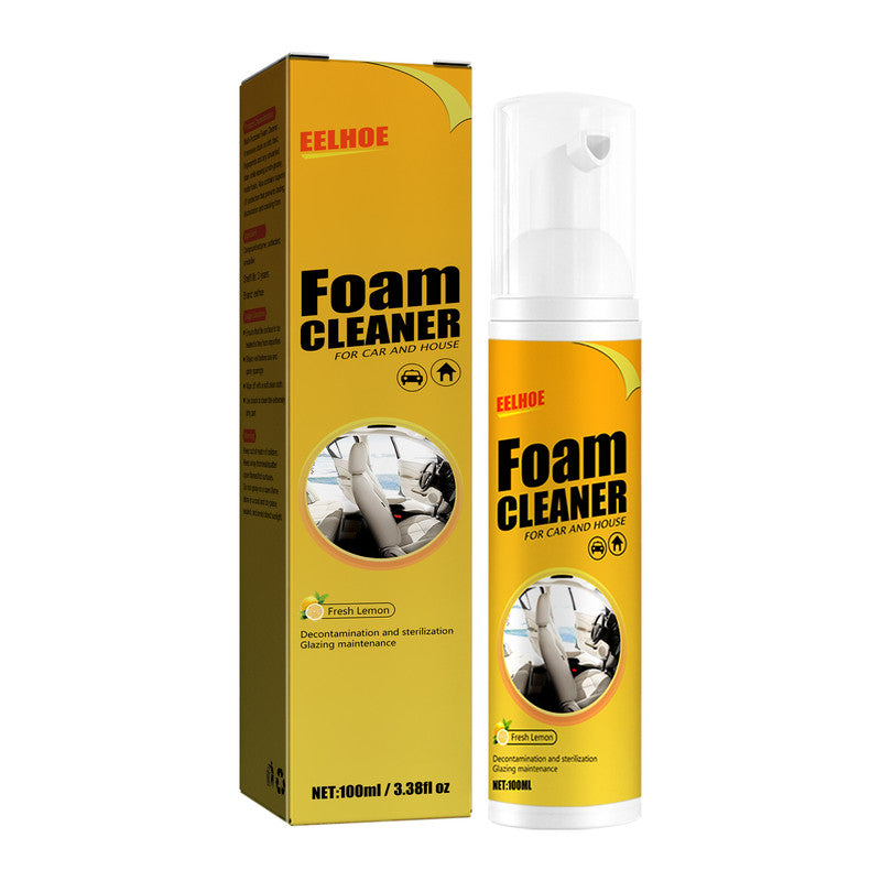 EELHOE Car Steering Wheel Foam Cleaner, Leather Seat Supplies, Decontamination, Multi-functional Interior Cleaner