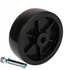 6 Inch 150MM Jockey Wheel Solid Rubber Wheel Replacement With Plastic Core