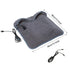USB Heated Foot Warmer Sheep Fleece Foot Warmer Rabbit Fleece Foot Warmer Sofa - Gray - Size 40cm
