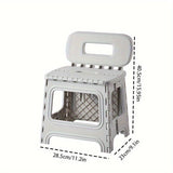 folding plastic stool, stool with backrest, portable stool, durable stool, comfortable seating, extra seating, step stool, camping stool, Australian home, space-saving furniture