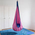 hanging hammock chair, indoor hammock chair, outdoor hammock chair, inflatable pillow, pocket, relaxation, playtime, Christmas gift, Halloween gift, lounge chair - Pink - Size 160-70cm