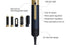 5-in-1 hair dryer, hair styling tool, hot air comb, straightening and curling, automatic curling iron, high-speed motor, Australian hair care, multifunction hair brush - Black - Size 6