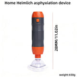 anti-choking device, Heimlich instrument, negative pressure suction, airway clearance, choking emergency, reusable emergency kit, Australian home safety, compact suction device