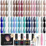 Nail Art Kit Gel Lamp Nail Grinder Nail Polishes Nail Art Tools Nail - Multi - Size 36-2
