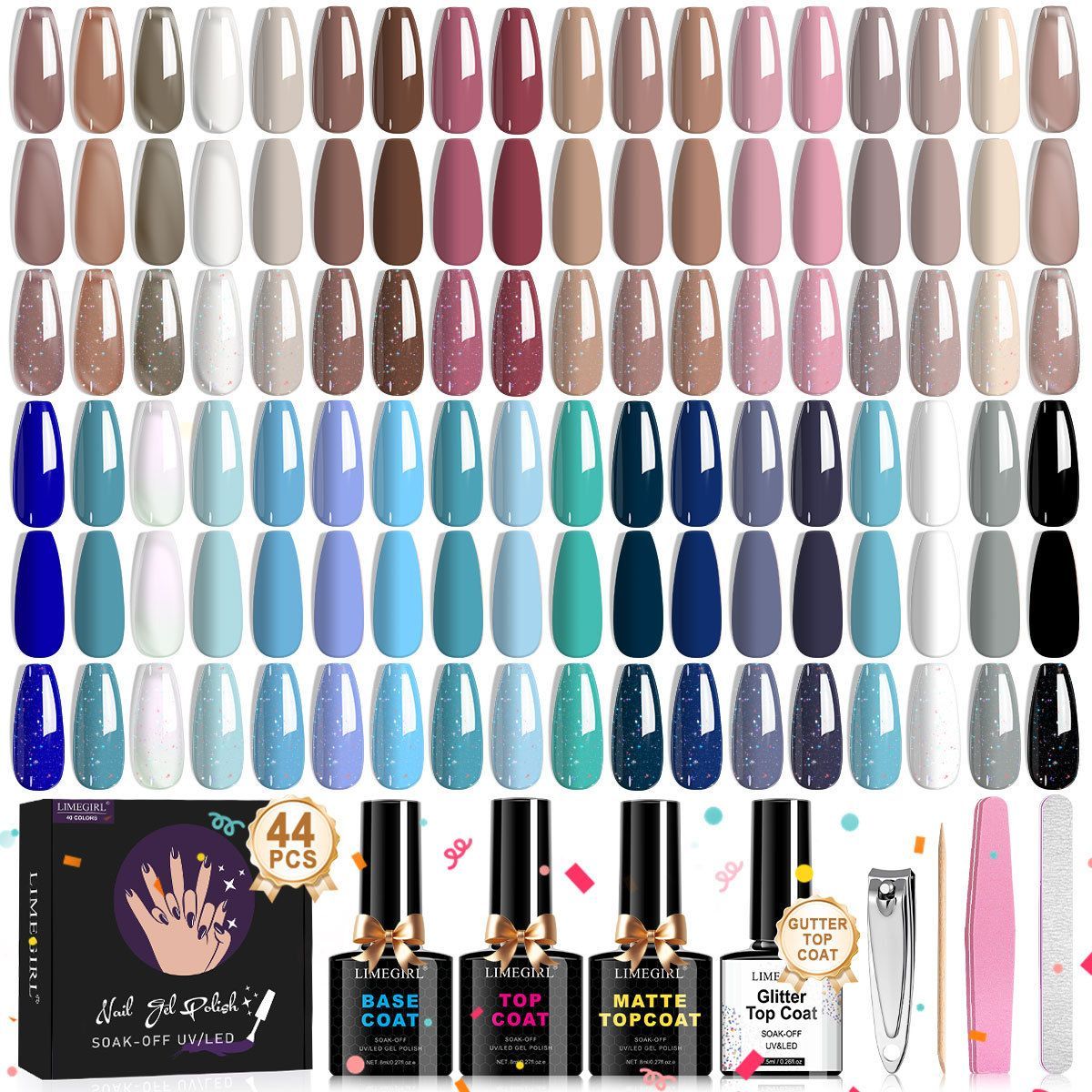 Nail Art Kit Gel Lamp Nail Grinder Nail Polishes Nail Art Tools Nail - Multi - Size 36-2