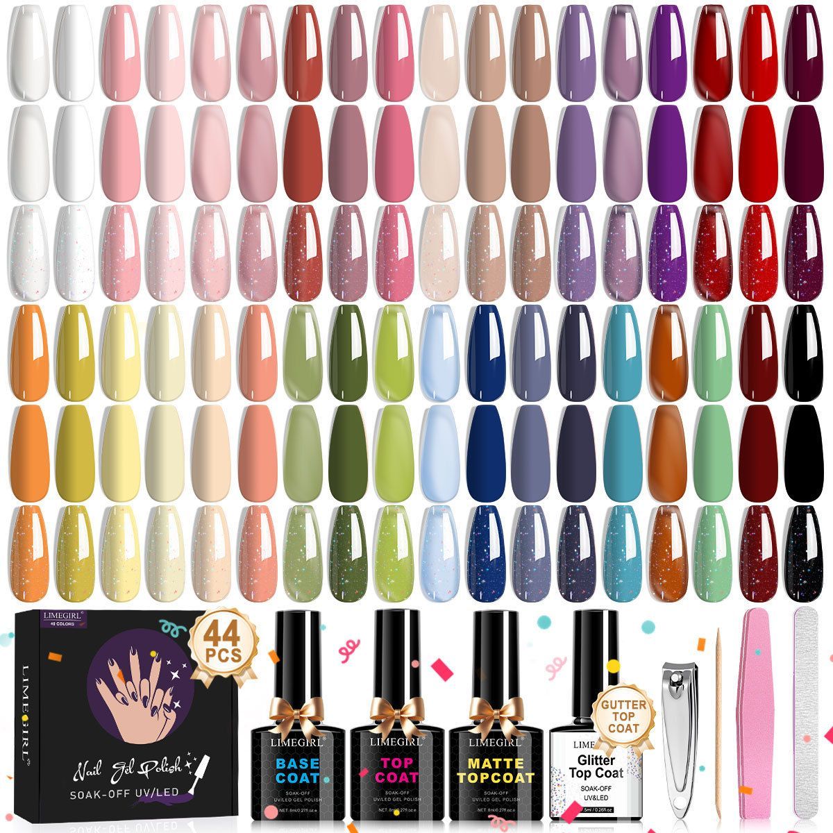 Nail Art Kit Gel Lamp Nail Grinder Nail Polishes Nail Art Tools Nail - Multi - Size 36-3