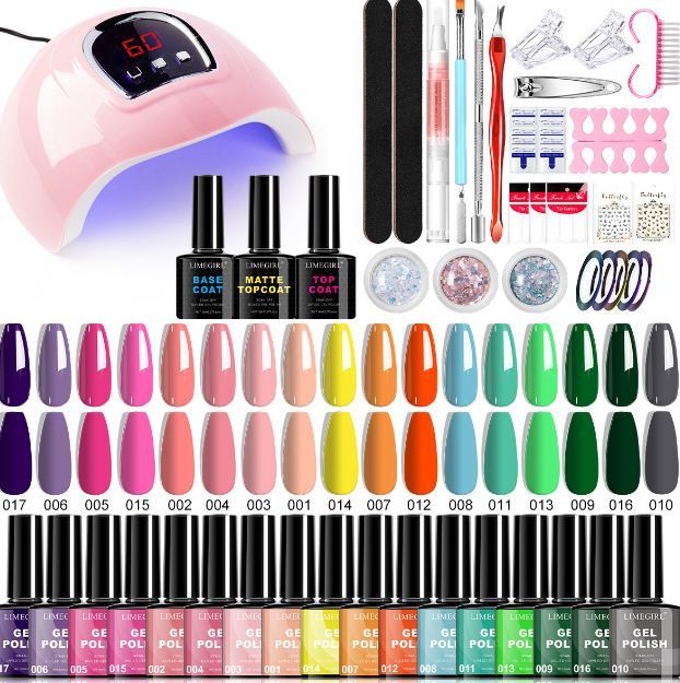 Nail Art Kit Gel Lamp Nail Grinder Nail Polishes Nail Art Tools Nail - Multi - Size ZH695-2-PDD