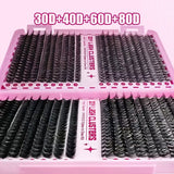 DIY Lash Kit Lash Clusters Lash Bond And Seal Lash Tweezers Lash Brushes - 3468D - Size Set
