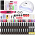 Nail Art Kit Gel Lamp Nail Grinder Nail Polishes Nail Art Tools Nail - Multi - Size 168-4