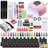 Nail Art Kit Gel Lamp Nail Grinder Nail Polishes Nail Art Tools Nail - Multi - Size 168-7
