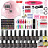 Nail Art Kit Gel Lamp Nail Grinder Nail Polishes Nail Art Tools Nail - Multi - Size zh158-4