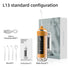 Portable Water Flosser Electric Water Flosser USB Rechargeable Flosser Oral - Orange - Size set