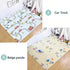 double-sided cartoon mat, folding mat, 2cm living room mat, game mat, odor-free mat, children play mat, foam mat, floor mat Australia - Yellow Little Bear - Size 160-180cm