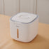 rice storage container, flour storage, sealed container, insect-proof food storage, moisture-proof food container, kitchen storage, airtight container, pantry organizer, Australian kitchen - Gray - Size 20L