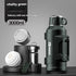 316 Stainless Steel Thermos Large Capacity Thermos Portable Thermos Flask - Green - Size 1500ml