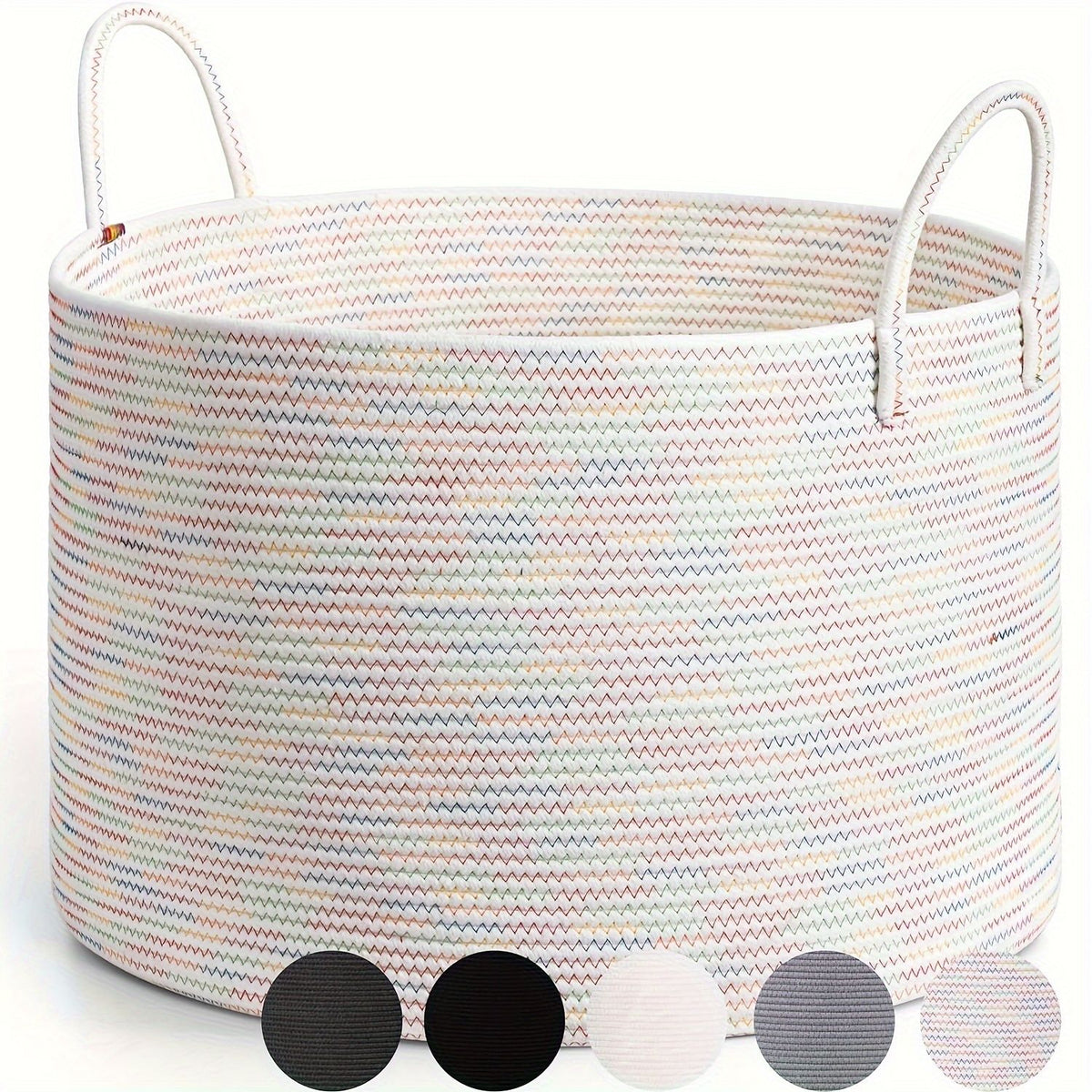 woven laundry basket, durable laundry basket, spacious laundry hamper, stylish laundry storage, Australian home organisation, multi-purpose storage basket, ergonomic handles, decorative laundry bin