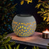 solar table lamp, outdoor metal lamp, IP65 lamp, ambient projection light, garden night light, bedroom decor lamp, party lighting, Australian outdoor decor - White - Size 2PCS