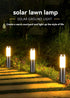 Solar Lawn Lights Stainless Steel Outdoor Lights 3-LED Garden Lights Waterproof - Silver - toned warm light - Size 2PCS