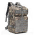 Tactical Backpack Travel Backpack Outdoor Backpack Durable Backpack Organized - ACU camouflage - Size Routine 45L