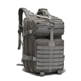 Tactical Backpack Travel Backpack Outdoor Backpack Durable Backpack Organized - Gray - Size Routine 45L
