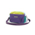 Dopamine Color-Blocked Cross-Body Bag Travel Bag Trendy Bag Color-Blocking - Purple - Size routine