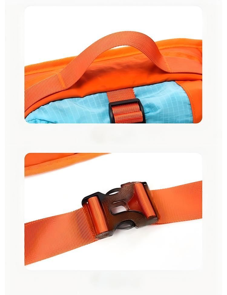 Travel Waist Pack Hiking Waist Pack Water Bottle Storage Pack Outdoor Accessory - Black - Size routine