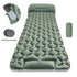 Camping Inflatable Mattress Breathable Camping Mattress Nylon Fabric Inflatable - Cyan - Size 190cm