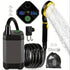 Portable Outdoor Shower Self-Priming Shower Rechargeable Shower Pump Camping - Gray - Size 6000amh
