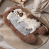 dog bed, bear shaped dog bed, thickened dog bed, enlarged dog bed, all season dog bed, comfortable dog bed, Australia, soft plush dog bed, machine washable dog bed - Dark coffee color - Size L-10kg