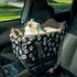 Portable Dog Carrier Dog Transport Box Furry Lining Dog Carrier High-Quality - Black - Size Regular