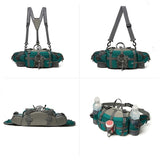 Bicycle Bag Cycling Bag Waist Chest Bag Bike Accessories High-Quality Bag - Black - Size Regular