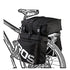 Bicycle Rear Rack Bag Set - Durable & Spacious Cycling Storage-black