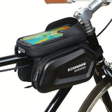 Bicycle Phone Bag for 7-Inch Devices, Durable Bike Accessory