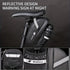 Bicycle Tail Bag with Quick Access Kettle Pocket & Reflective Safety Light