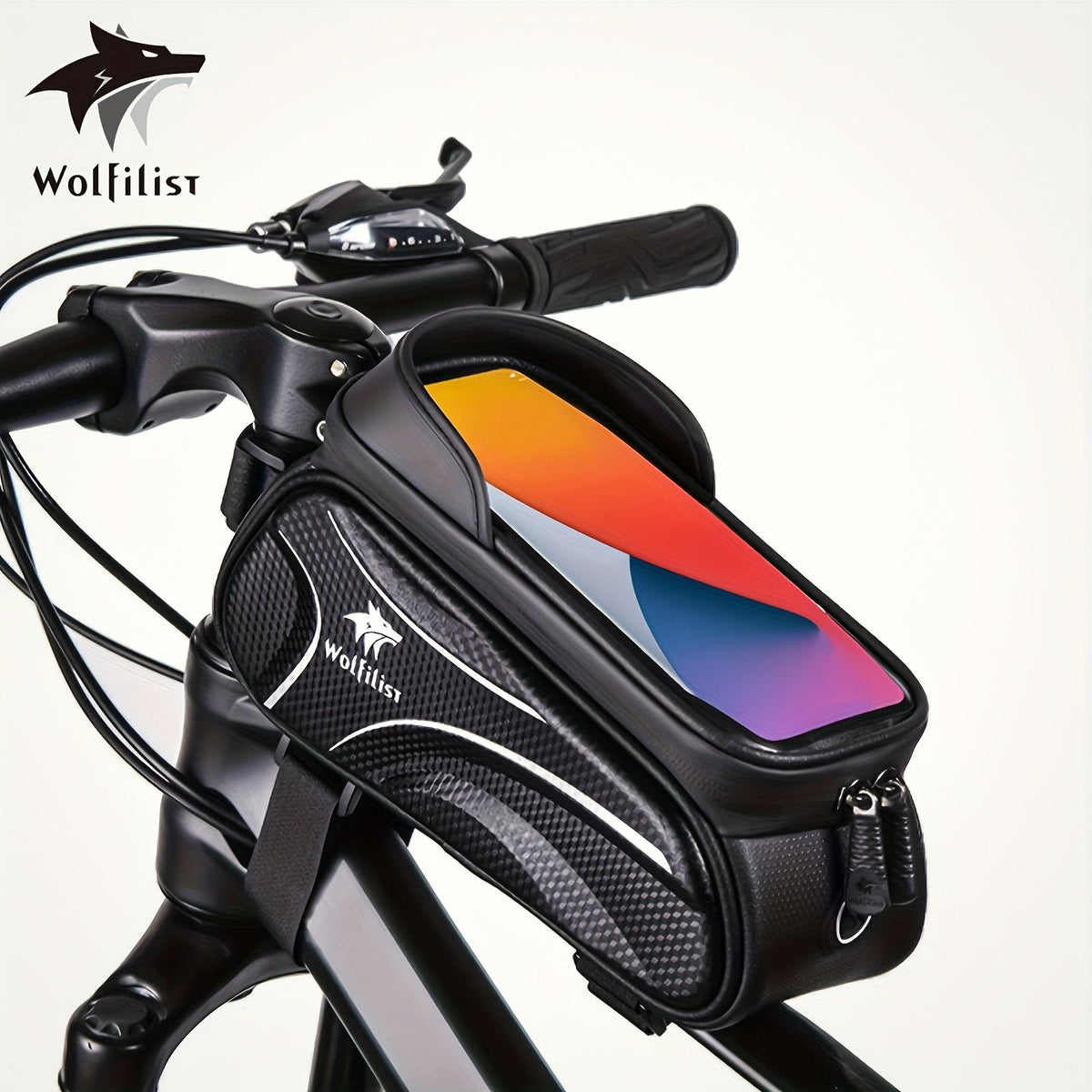 Bicycle Phone Bag for 7-Inch Devices, Durable Bike Accessory