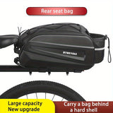 bicycle saddle bag, cycling accessories, large capacity saddle bag, weather-resistant bike bag, Australian cycling gear, bike storage solution, cycling essentials pouch
