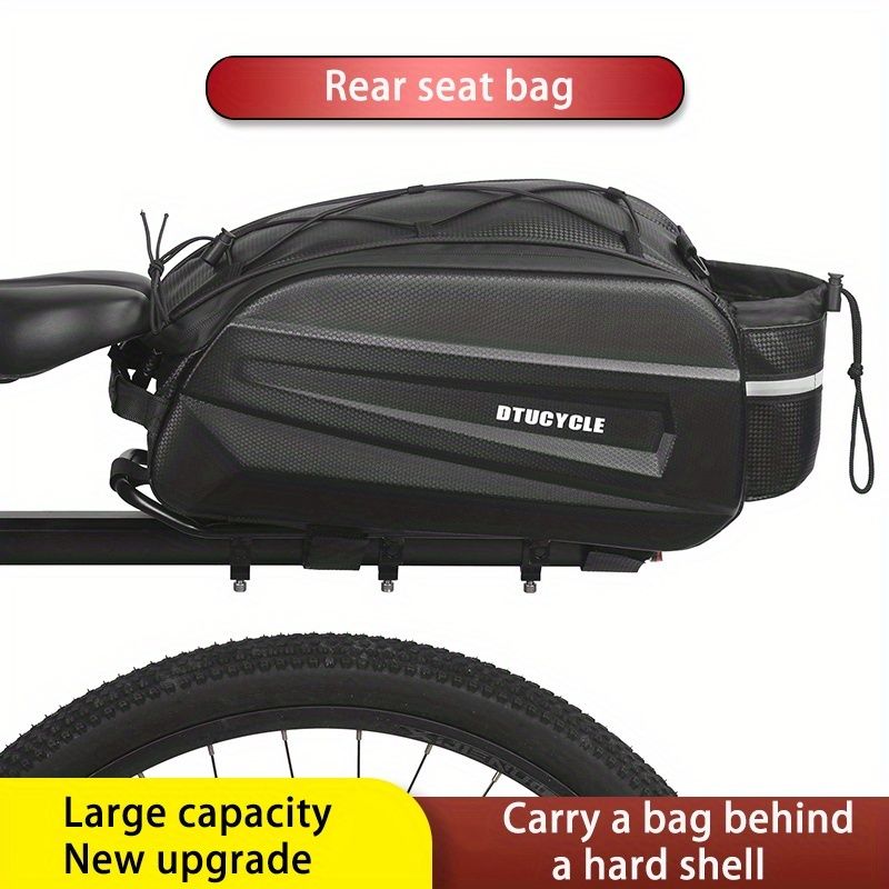 bicycle saddle bag, cycling accessories, large capacity saddle bag, weather-resistant bike bag, Australian cycling gear, bike storage solution, cycling essentials pouch